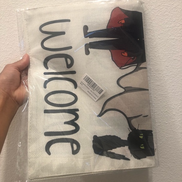 Halloween Party Decorations Welcome Happy Halloween Garden Flag Vertical Double - Picture 3 of 3